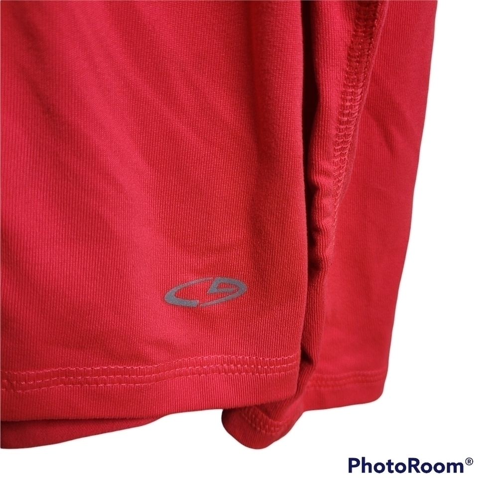 Champion Duodry Neon Pink Athletic Pullover Top Long Sleeve Thumb Holes Small - Picture 4 of 7